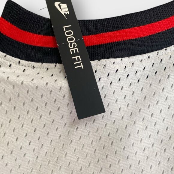 Nike NSW Statement Mesh White Red Tank AR9892-100 Mens size XXL New with Tags - Picture 6 of 9